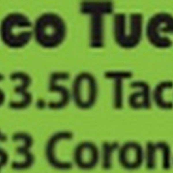 Taco Tuesday Specials!!
