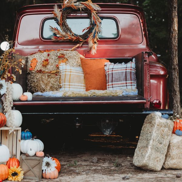 Fall Truck and Wreath Minis