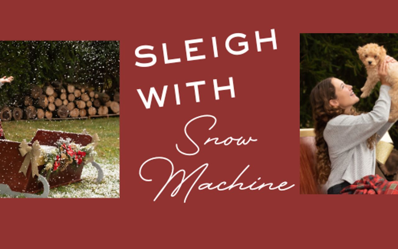 Sleigh with Snow Photography Mini Session