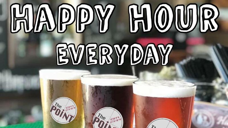 Friday Happy Hour 3 6pm The Point Restaurant Bar