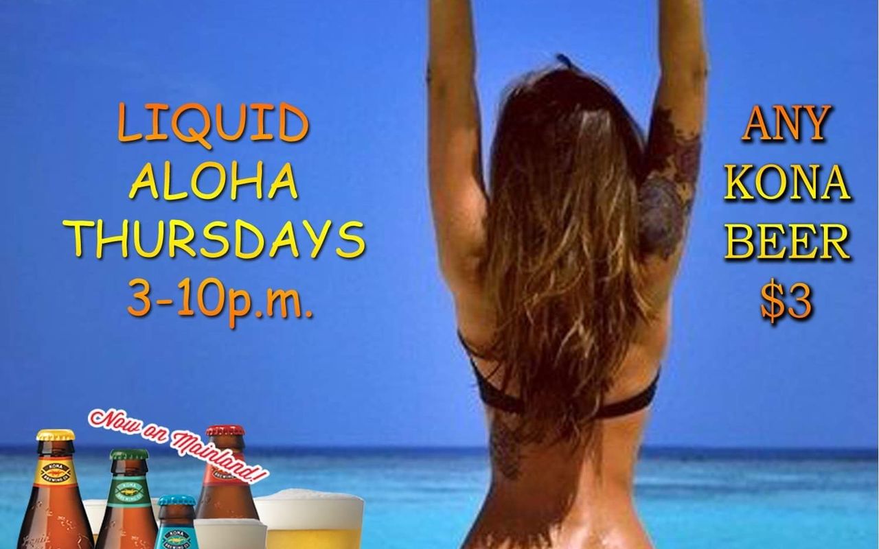 Aloha Thursday’s at Nomads!!   3-10pm 