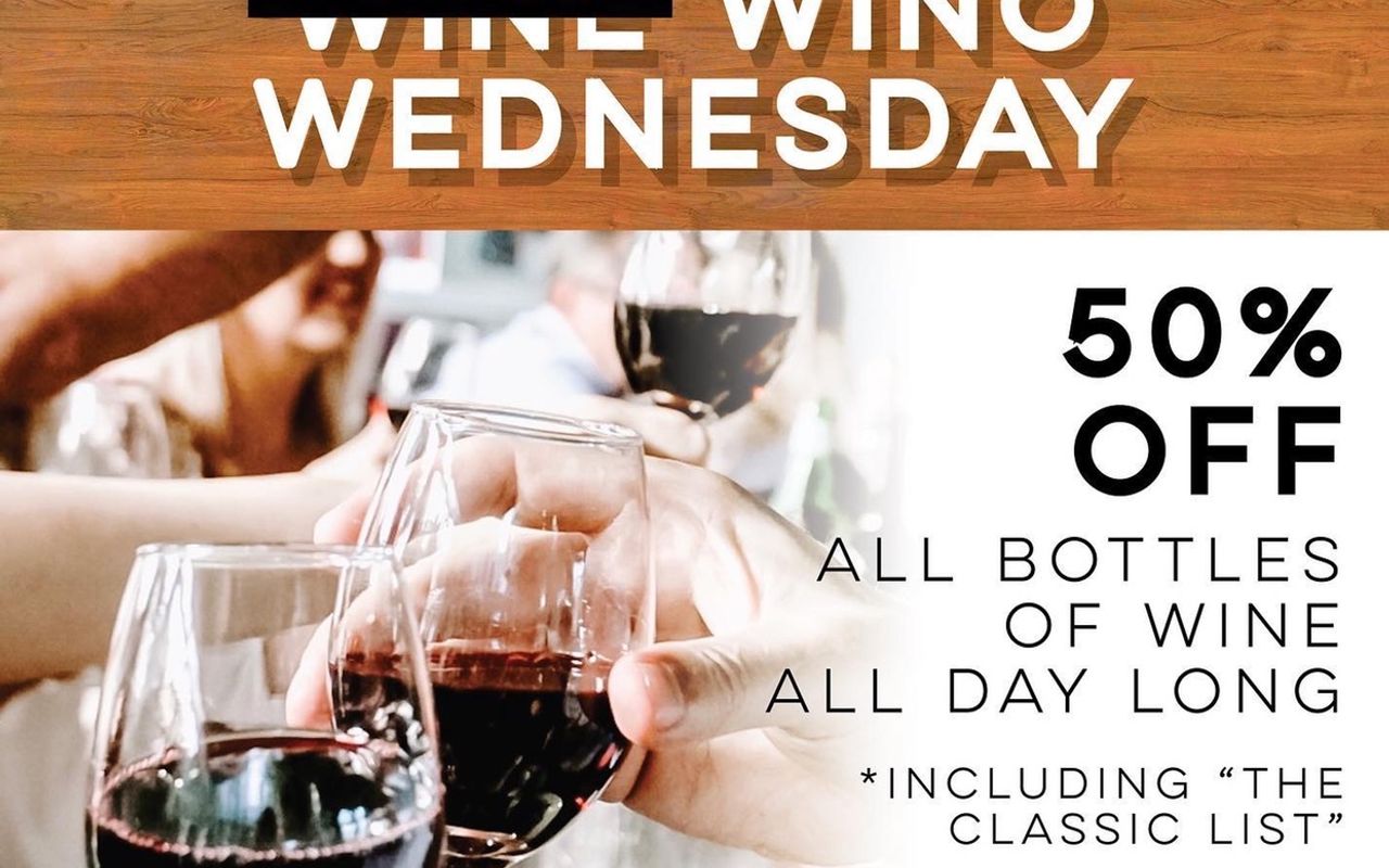 Wino Wednesday Specials!!