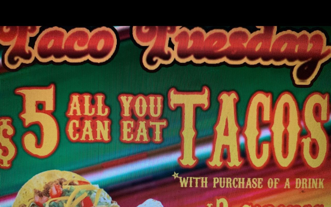Taco Tuesday Specials!!