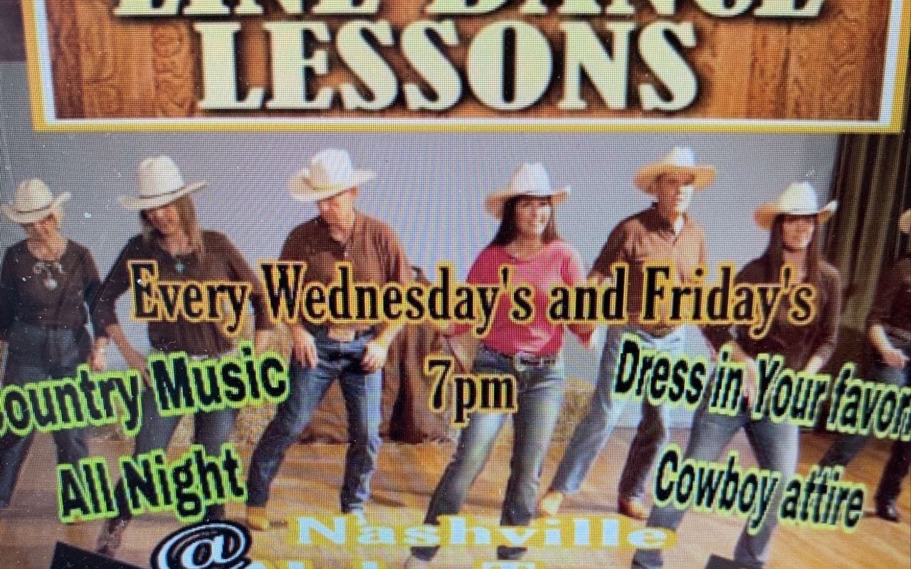Country Friday’s!!   Line Dancing!!  7pm 